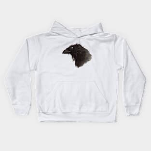 raven - raven bird - crow - bird - jackdaw Kids Hoodie